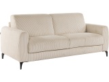 3er Sofa NOVA Stoff cremefarben