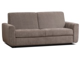 3er Sofa LOU Stoff hellgrau