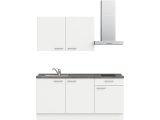 MODUSET, Komplette Küche mit Elektrogeräten MODUSET TOUCH CLASSIC Alpinweiß 60x180cm