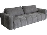 3er Sofa BUDVA Stoff carbon gray