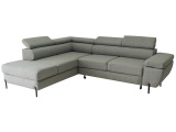 Ecksofa ALEXIA Stoff grau