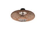 Deckenleuchte Hedda aus Sisal und Metall