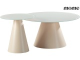 Couchtish MOME VERENA 80x80x40cm cremefarben