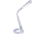 LED-Tischlampe Mitti mit USB-Anschluss silber/weiß