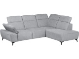 Ecksofa BELFAST Stoff grau