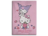 Decke HELLO KITTY 100x140cm rosa bedruckt