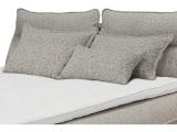 Set 4 Kissen NEBBIA 130x38cm cappuccino unifarben