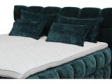 Set 4 Kissen BUBBLE 130x38cm dunkelgrün unifarben