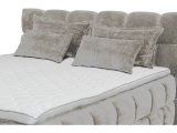 Set 4 Kissen BUBBLE 130x38cm seidengrau unifarben