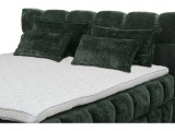 Set 4 Kissen BUBBLE 130x38cm olivgrün unifarben