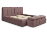 Kastenbett mit Bettkasten BOBOCHIC DENALI 160x200cm rosa