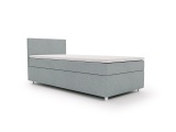 Kastenbett FREDO blau 120x200cm halbfest