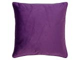 Kissenbezug VELVET 50x50cm violett unifarben