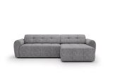 Ecksofa NUBE Stoff grau