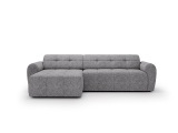 Ecksofa NUBE Stoff grau