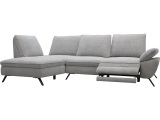 Ecksofa JACKY Stoff grau