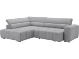 Ecksofa BERLIN Stoff grau