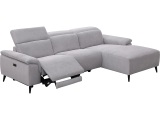 Ecksofa OPERA Stoff grau