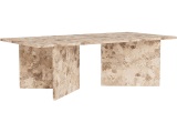 Couchtisch Venus Marmor hellbraun 140