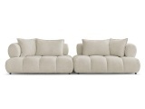 Sofa BOBOCHIC ALYA Boucle-Stoff beige