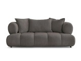 2er Sofa BOBOCHIC ALYA Boucle-Stoff rotbraun