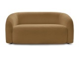 2er Sofa BOBOCHIC ELINA Boucle-Stoff gelb