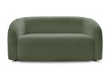 2er Sofa BOBOCHIC ELINA Boucle-Stoff grün