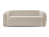 3er Sofa BOBOCHIC ELINA Boucle-Stoff beige