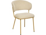 Set mit 2 Stühlen ATMOSPHERA ALBA Polyester beige