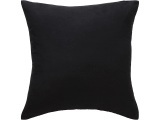 Kissen MILANO 40x40cm schwarz unifarben