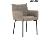 Stuhl MOME NAOMI Stoff mokka