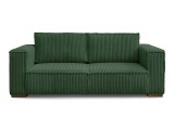 2er Sofa BOBOCHIC CHELSEA Cord-Stoff grün