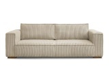 3er Sofa BOBOCHIC CHELSEA Cord-Stoff taupe