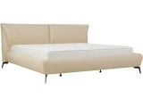 Bett DOVER 180x200cm echtleder beige