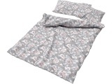Lotus Bettwaren - Bettwäsche Bambus Moana anthrazit, 200X210CM, Multicolor