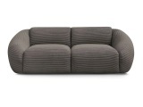 2er Sofa BOBOCHIC TINA Cord-Stoff taupe