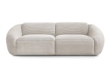 3er Sofa BOBOCHIC TINA Cord-Stoff beige
