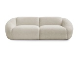 3er Sofa BOBOCHIC TINA Boucle-Stoff beige