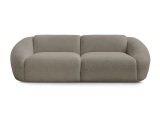 3er Sofa BOBOCHIC TINA Boucle-Stoff taupe
