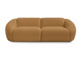 3er Sofa BOBOCHIC TINA Boucle-Stoff gelb