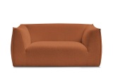 2er Sofa BOBOCHIC GIORGIA Boucle-Stoff orange