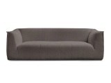 3er Sofa BOBOCHIC GIORGIA Boucle-Stoff rotbraun