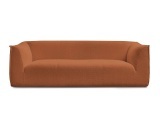 3er Sofa BOBOCHIC GIORGIA Boucle-Stoff orange