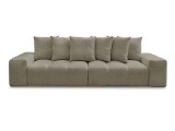 3er Sofa BOBOCHIC ANAKIN Stoff mit Textur taupe