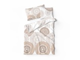 Lotus Bettwaren - Duvetbezug Flanell Joleen, 160X210CM, Beige