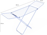 Wäscheständer DRYGRO hellblau 55x180x103cm