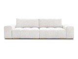3er Sofa BOBOCHIC ANAKIN Boucle-Stoff weiss