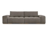 3er Sofa BOBOCHIC ANAKIN Boucle-Stoff rotbraun