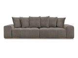 3er Sofa BOBOCHIC ANAKIN Boucle-Stoff rotbraun