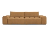 3er Sofa BOBOCHIC ANAKIN Boucle-Stoff gelb